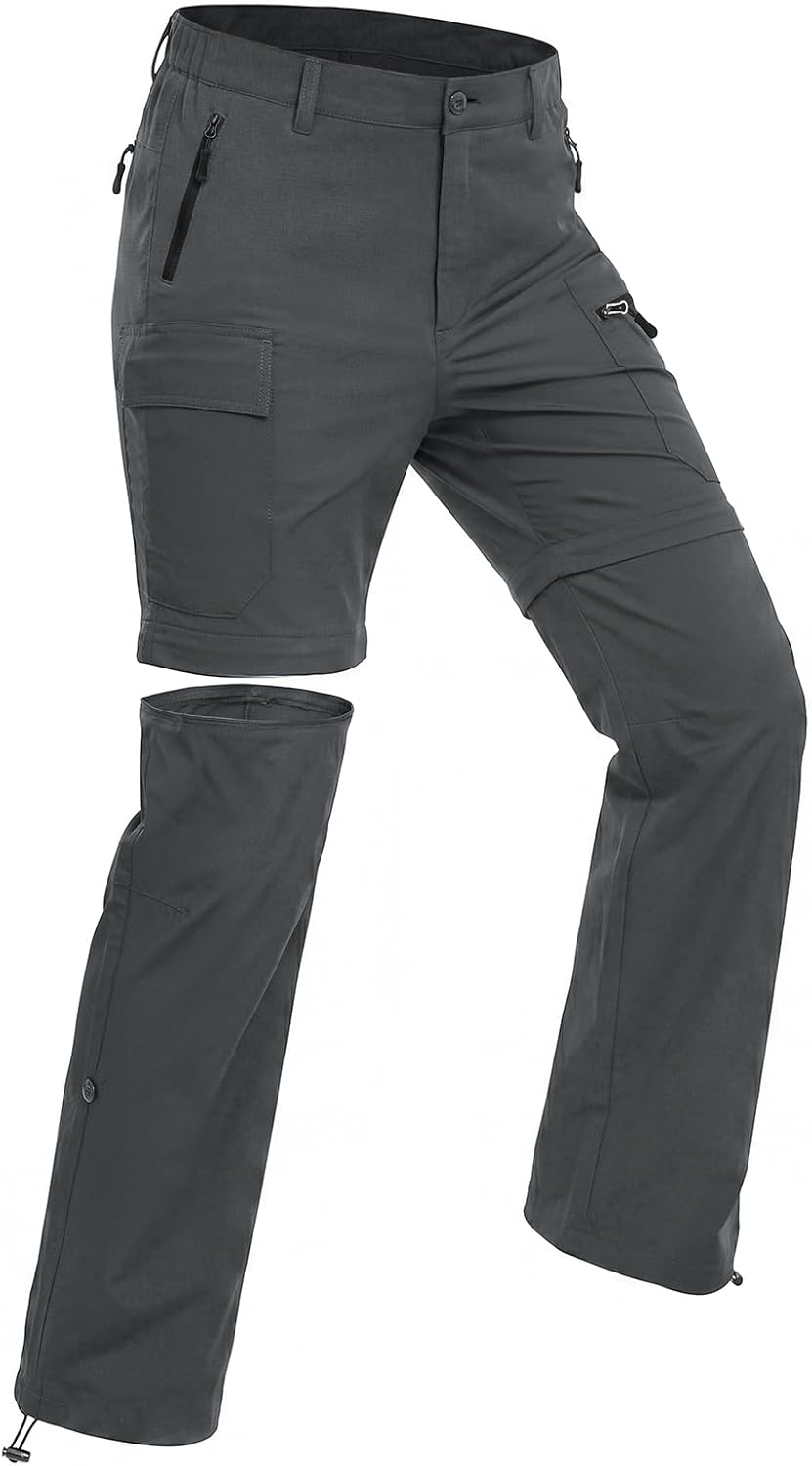 These zip-off pants are perfect for outdoor adventures! Easy to convert for comfort.