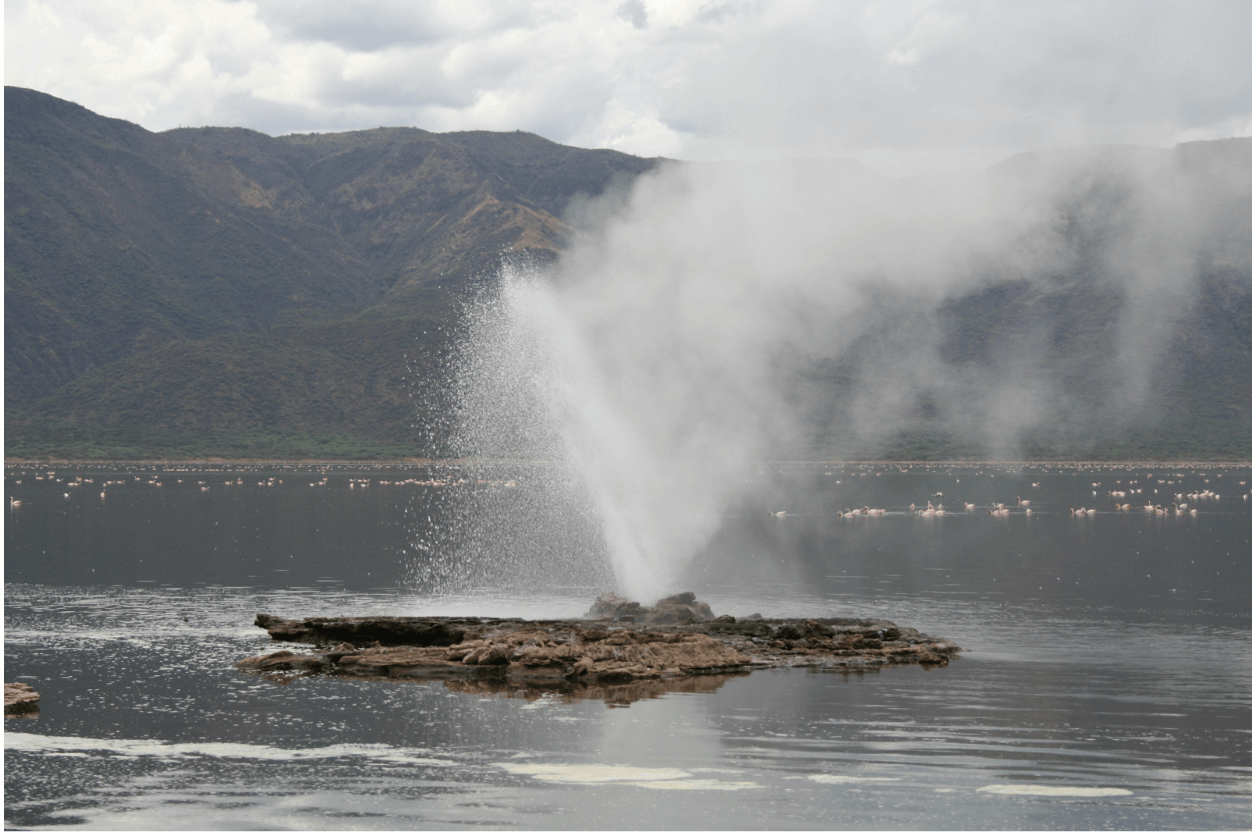 Hot springs of Lake Bogoria